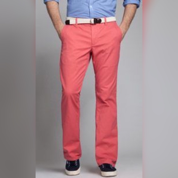 salmon chinos mens